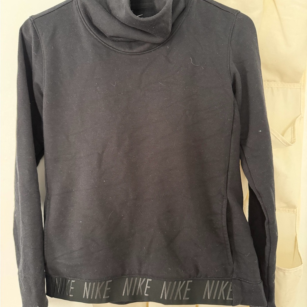 Nike Women's Cowl Neck Black Sweater